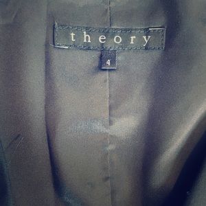 Theory Black Five Button Vest